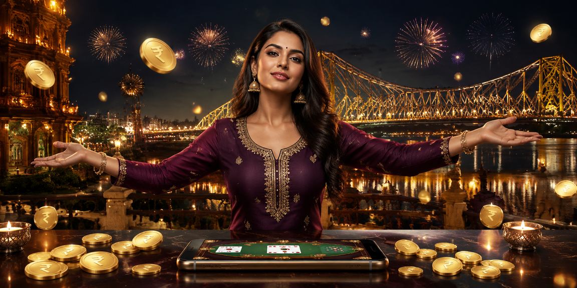 Howrah Bridge Kolkata with mobile casino gaming